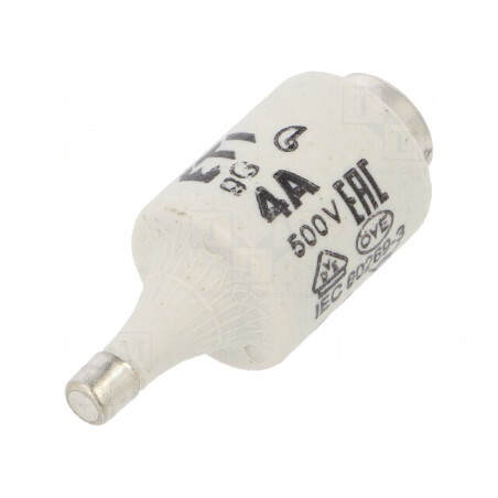 Siguranță ceramică gG 4A 500V DII D | Electronic-mag.ro | Componente Electronice
