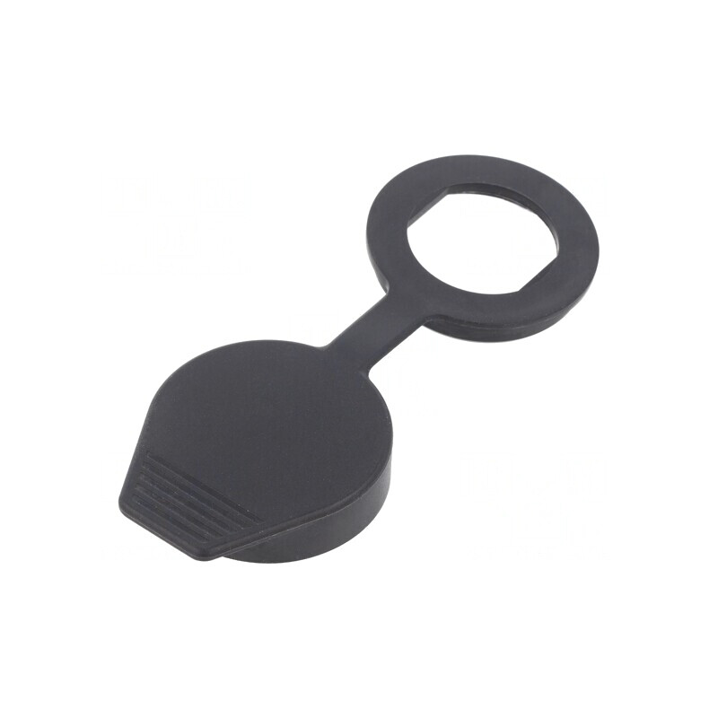 Capac Antipraf Negru TPE M24 | Electronic-mag.ro | Componente Electronice