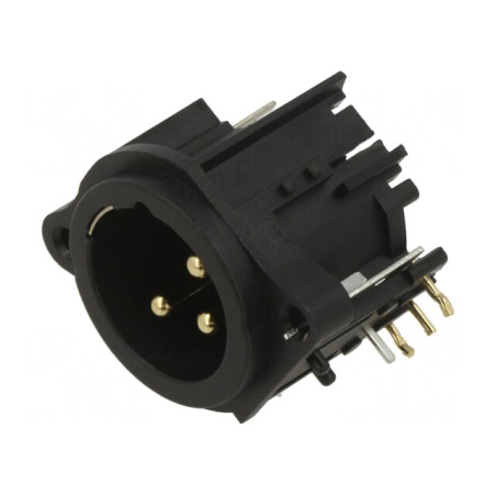 Plastic Panel Mount PCB Connector 3 Pin | Electronic-mag.ro | Componente Electronice