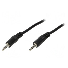 Cablu Audio Jack 3,5mm 200mm Negru | Electronic-mag.ro | Componente Electronice