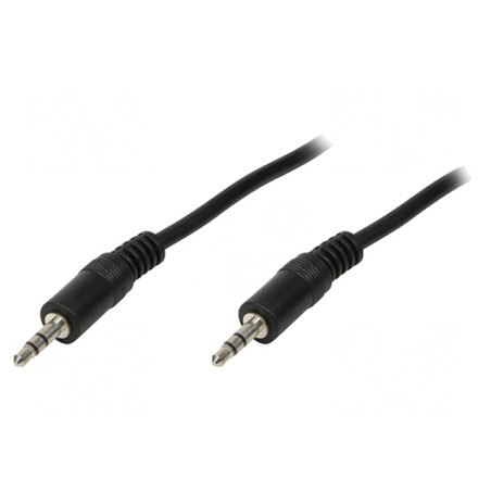 Cablu Audio Jack 3,5mm 200mm Negru | Electronic-mag.ro | Componente Electronice