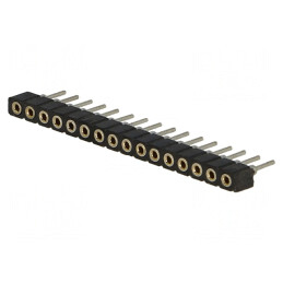 Conector Soclu Pini Mamă 16 Contacte Profil Jos | Electronic-mag.ro | Componente Electronice