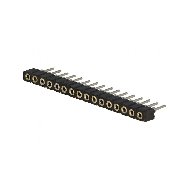 Conector Soclu Pini Mamă 16 Contacte Profil Jos | Electronic-mag.ro | Componente Electronice