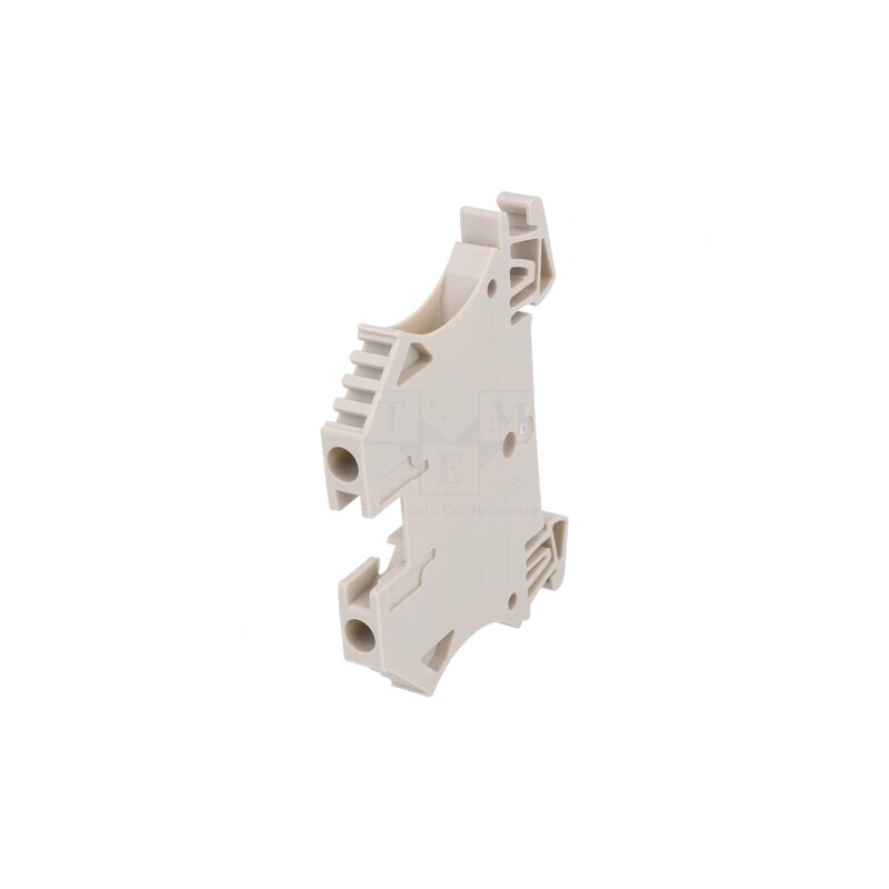 Conector de Șine 4mm2 2 Borne Bej 6,1mm | Electronic-mag.ro | Componente Electronice