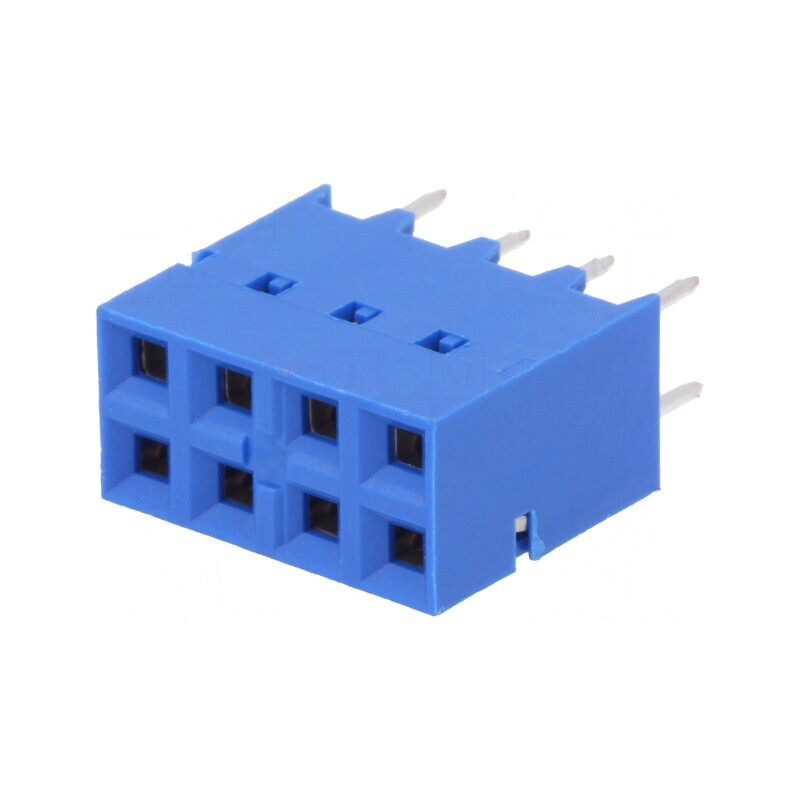 Conector PCB Mamă Dubox 2,54mm 8PIN Aurit Drept | Electronic-mag.ro | Componente Electronice