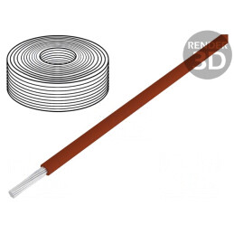 Cablu litat Cu 20AWG PVC maro 30m | Electronic-mag.ro | Componente Electronice