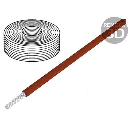 Cablu litat Cu 20AWG PVC maro 30m | Electronic-mag.ro | Componente Electronice