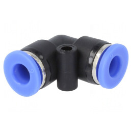 Racord Push-in Unghi Alamă Nichelată PBT 0.95-15 bar | Electronic-mag.ro | Componente Electronice