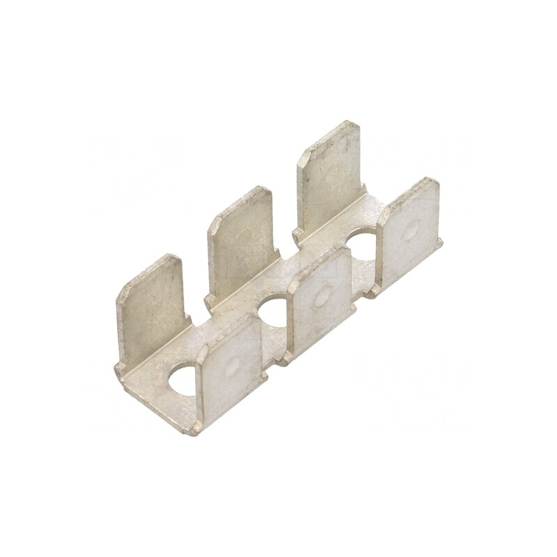 Conector Terminal Plat Tată 6.3mm 0.8mm M3 6x Dublă Alamă | Electronic-mag.ro | Componente Electronice