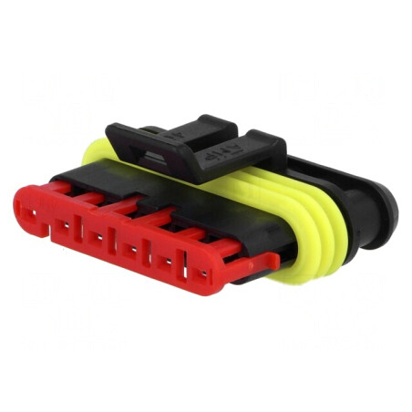Conector Superseal 1.5 Mamă 6 PIN | Electronic-mag.ro | Componente Electronice