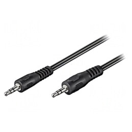 Cablu Audio Jack 3.5mm dublu 1.5m | Electronic-mag.ro | Componente Electronice
