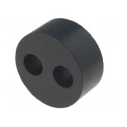 Insert Presetupă 6mm M25 IP54 Cauciuc 2 Orificii | Electronic-mag.ro | Componente Electronice