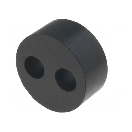 Insert Presetupă 6mm M25 IP54 Cauciuc 2 Orificii | Electronic-mag.ro | Componente Electronice