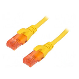 Cablu Patch UTP Cat6 Galben 1m | Electronic-mag.ro | Componente Electronice