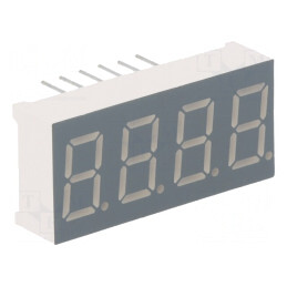 Afișaj LED 7 Segmente 4 Digiti Roșu 9,2mm | Electronic-mag.ro | Componente Electronice