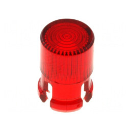 Lentilă LED roșie rotundă 5mm | Electronic-mag.ro | Componente Electronice