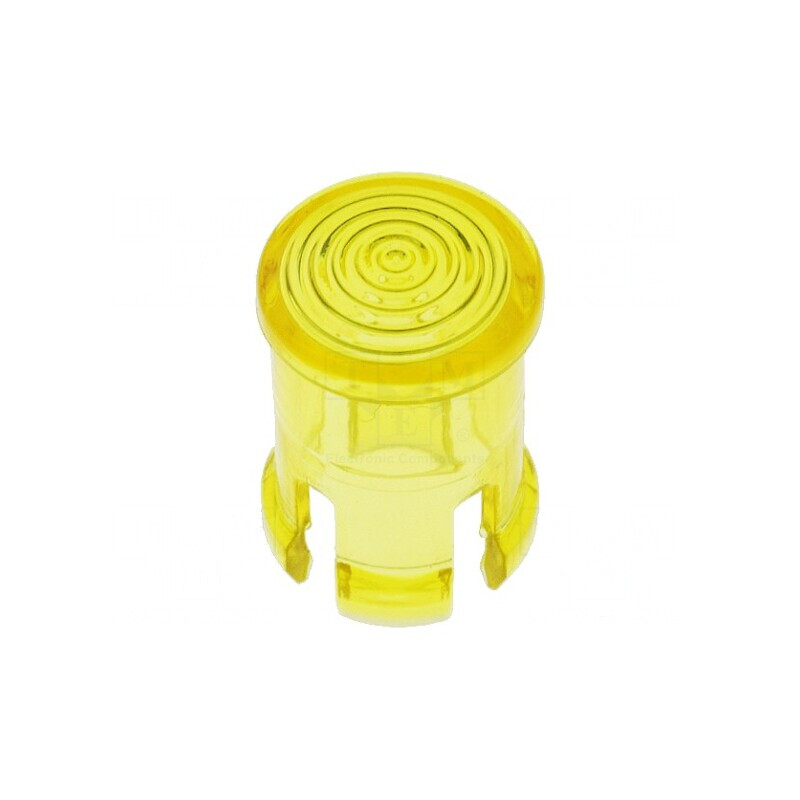 Lentilă LED Rotundă Galbenă 5mm | Electronic-mag.ro | Componente Electronice
