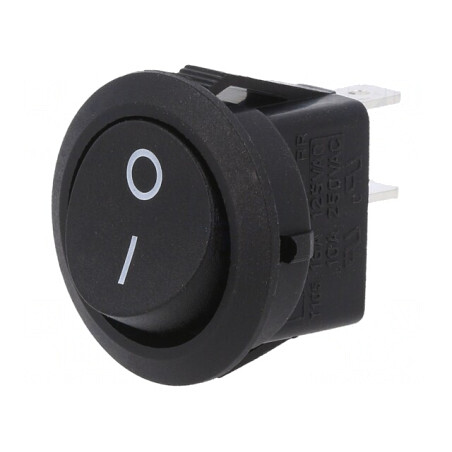 Comutator Rocker ON-OFF 10A Negru | Electronic-mag.ro | Componente Electronice