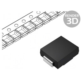 Diodă: TVS; 3kW; 40÷44,2V; 51,6A; bidirecţională; ±5%; DO214AB,SMC