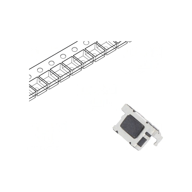 Microîntrerupător TACT SPST 12V SMD | Electronic-mag.ro | Componente Electronice