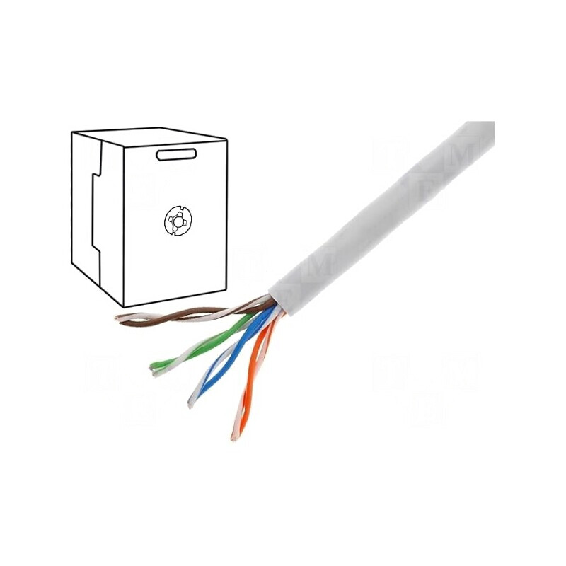 Cablu UTP Cat 5e 305m Gri | Electronic-mag.ro | Componente Electronice