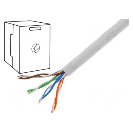 Cablu UTP Cat 5e 305m Gri | Electronic-mag.ro | Componente Electronice