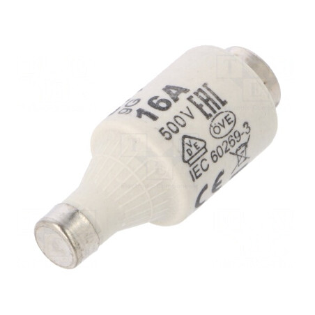 Siguranță ceramică gG 16A 500V DII | Electronic-mag.ro | Componente Electronice