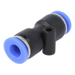 Racord Push-in Simplu de Trecere PBT BLUELINE 0.95-15bar | Electronic-mag.ro | Componente Electronice