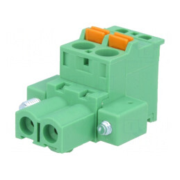 Regletă Deconectabilă 5,08mm 2 Piste Mufă Mamă | Electronic-mag.ro | Componente Electronice