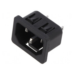 Conector alimentare AC 10A 250V IEC 60320 | Electronic-mag.ro | Componente Electronice
