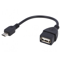 Cablu OTG USB 2.0 A-Micro B Nichelat | Electronic-mag.ro | Componente Electronice