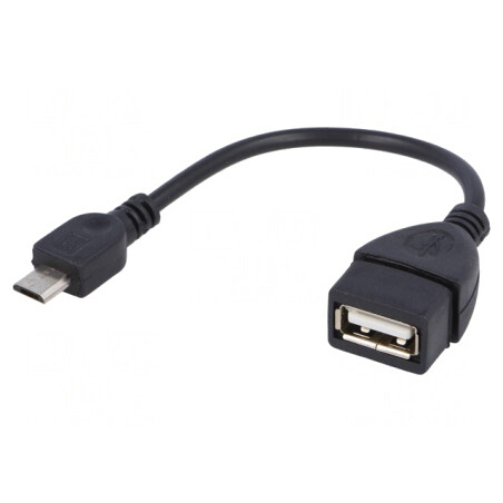 Cablu OTG USB 2.0 A-Micro B Nichelat | Electronic-mag.ro | Componente Electronice