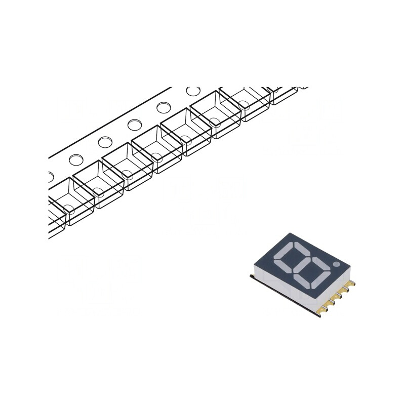 Afișaj LED 7 Segmente 10mm Gri | Electronic-mag.ro | Componente Electronice Afișaj LED 7 Segmente 10mm Gri | Electronic-mag.ro | Componente Electronice