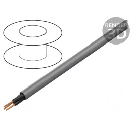 Cablu Electric OZ500-HMH 3x0.5mm2 Cu Litat Gri | Electronic-mag.ro | Componente Electronice