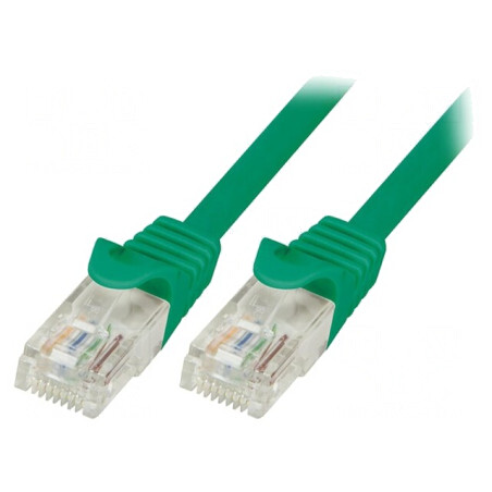 Patch cord U/UTP Cat6 Verde 0.25m | Electronic-mag.ro | Componente Electronice