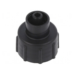 Capac negru pentru flacon de dozare FIS-EAOB420 | Electronic-mag.ro | Componente Electronice