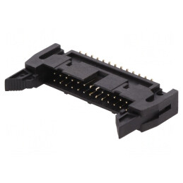 Conector IDC 26 PIN Vertical cu Ejector SMT 2,54mm | Electronic-mag.ro | Componente Electronice