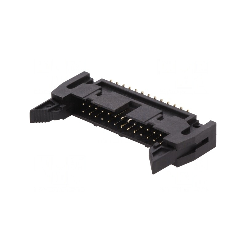 Conector IDC 26 PIN Vertical cu Ejector SMT 2,54mm | Electronic-mag.ro | Componente Electronice