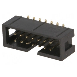 Soclu IDC 14 PIN Vertical SMT 2,54mm Gold | Electronic-mag.ro | Componente Electronice