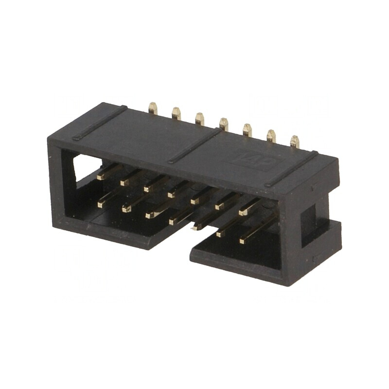 Soclu IDC 14 PIN Vertical SMT 2,54mm Gold | Electronic-mag.ro | Componente Electronice