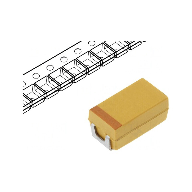 Condensator tantal-polimer 6,8uF 35VDC 2312 | Electronic-mag.ro | Componente Electronice