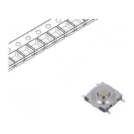 Microîntrerupător TACT SPST-NO 0,05A 42VDC SMD | Electronic-mag.ro | Componente Electronice