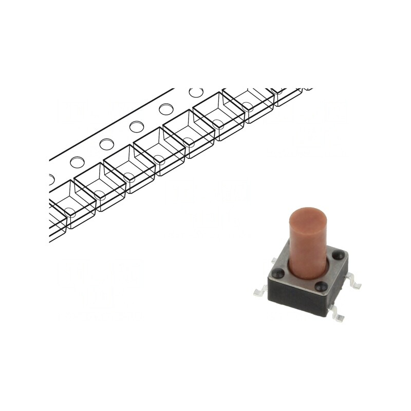 Microîntrerupător TACT SPST-NO 0,05A 12V SMD | Electronic-mag.ro | Componente Electronice Microîntrerupător TACT SPST-NO 0,05A 12V SMD | Electronic-mag.ro | Componente Electronice