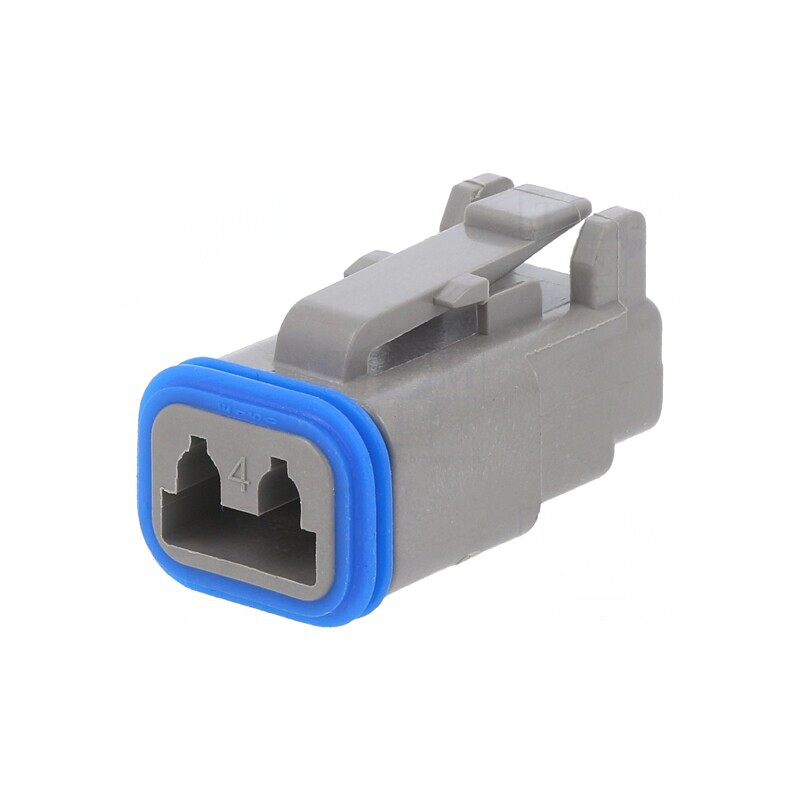 Conector cablu-cablu PX0 mamă 2 pini gri IP68 | Electronic-mag.ro | Componente Electronice
