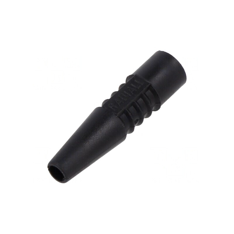 Manșon Negru pentru Mufe BNC 2.6mm Intrare 5.5mm Iesire | Electronic-mag.ro | Componente Electronice