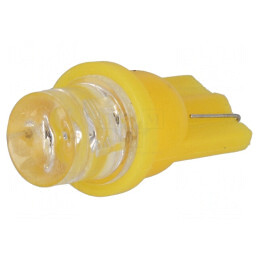 Lampă LED galbenă 12V 0,24W 1lm | Electronic-mag.ro | Componente Electronice