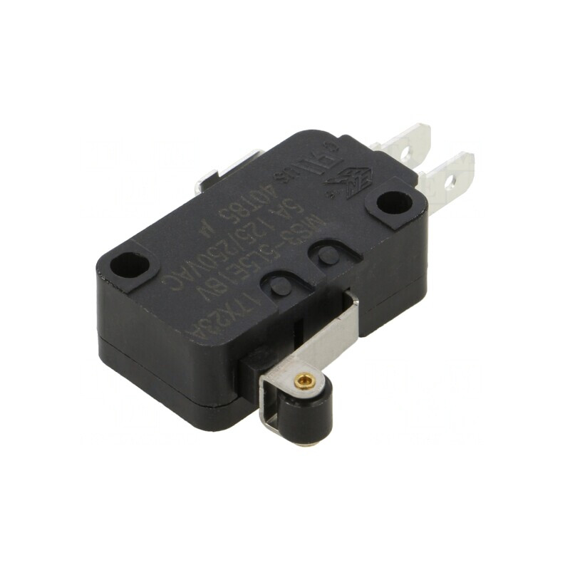 Microîntrerupător cu Manetă și Rolă 5A 250VAC | Electronic-mag.ro | Componente Electronice Microîntrerupător cu Manetă și Rolă 5A 250VAC | Electronic-mag.ro | Componente Electronice