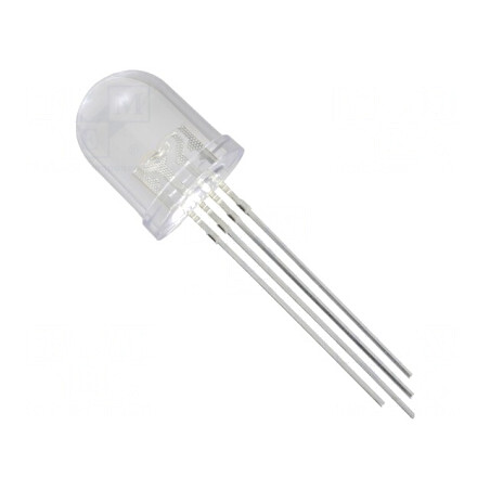 LED RGB 10mm 30° Catod Comun Convex 4 Pini | Electronic-mag.ro | Componente Electronice