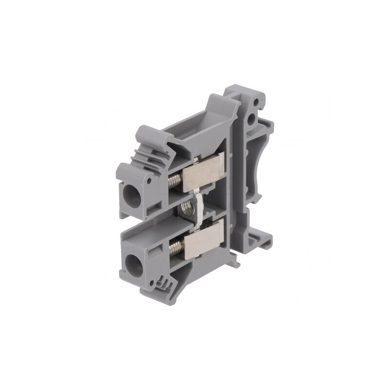Terminal Îmbinare Șine 0,2-6mm2 2 Borne Gri 8,2mm | Electronic-mag.ro | Componente Electronice