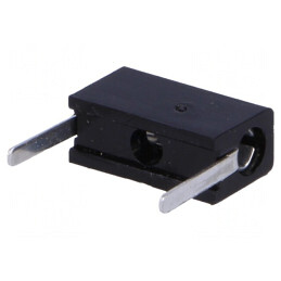 Soclu Banană 2mm 6A Negru pentru PCB | Electronic-mag.ro | Componente Electronice